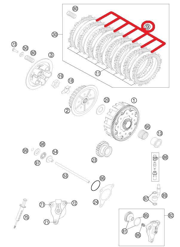 INTERMEDI DISC STEEL KTM ORJ YP A1