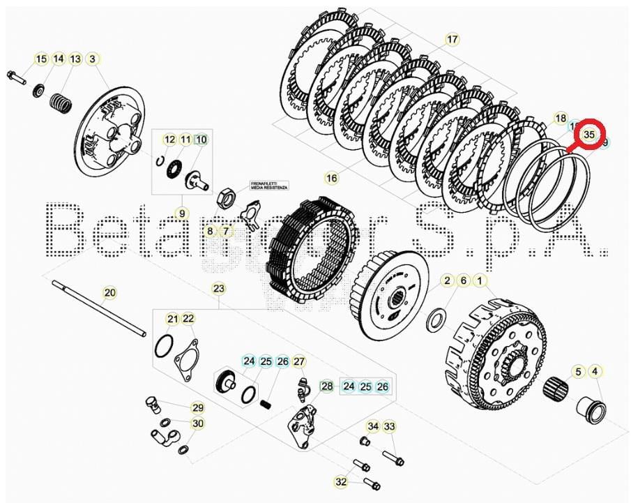 JUDDER SPRING  BETA ORJ YP B2