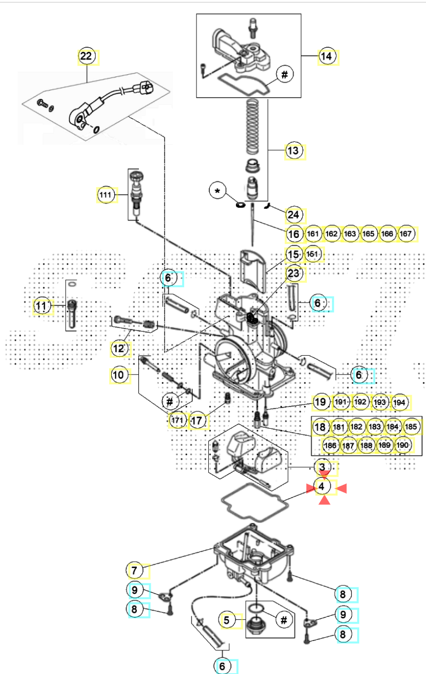 Karbüratör Contası Beta Orj Yp B13-3