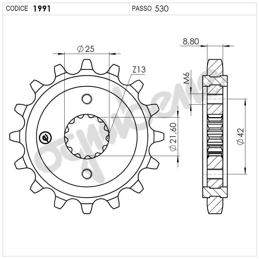 KAWASAKI 600 OGNIBENE ÖN DİŞLİ 17T