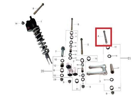 KAYO KT 250 ARKA SALINCAK MİLİ 1