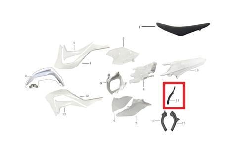 KAYO KT 250 ÇAMURLUK PLASTİK PARÇA
