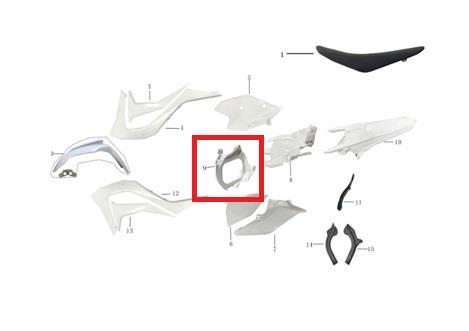 KAYO KT 250 HAVA FİLTRE ÖN KORUMA KAPAGI
