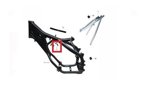 KAYO KT 250 MOTOR ÜST BAĞLANTI BRAKETİ