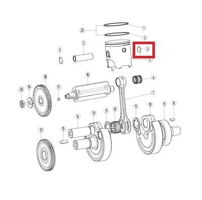 KAYO KT 250 PİSTON PİM SEKMANI