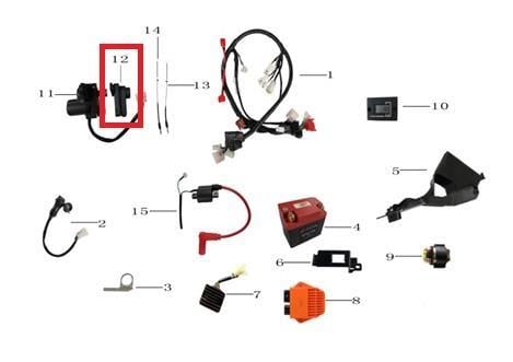 KAYO KT 250 SERVO MOTOR YUVASI