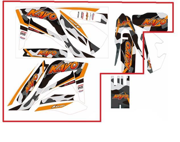 KAYO KT 250 STICKER SET