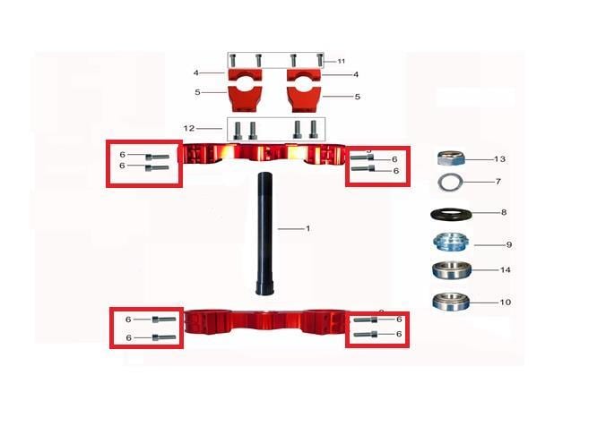 KAYO TT 190 R CİVATA