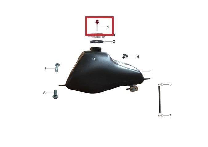KAYO TT 190 R DEPO HAVALANDIRMA VALFİ