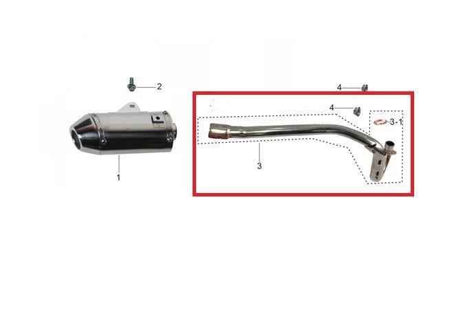 KAYO TT 190 R HEADERS