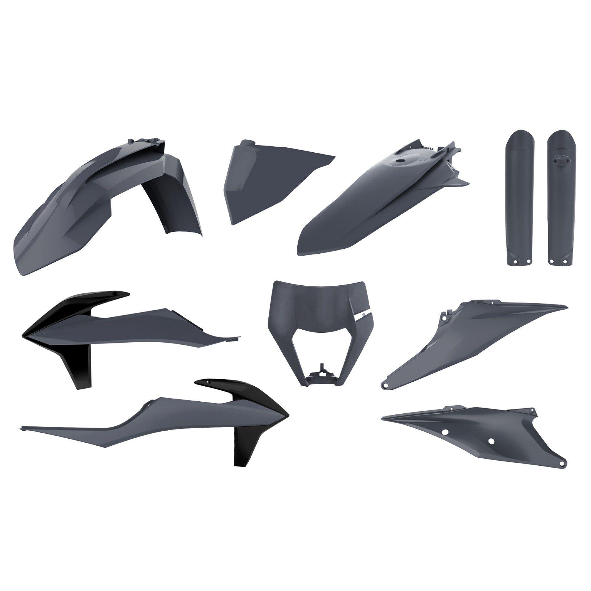 KTM EXC 20 POLISPORT GRENAJ SET GRİ
