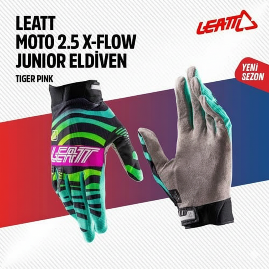 Leatt 2.5 Çocuk Pembe Motosiklet Eldiveni