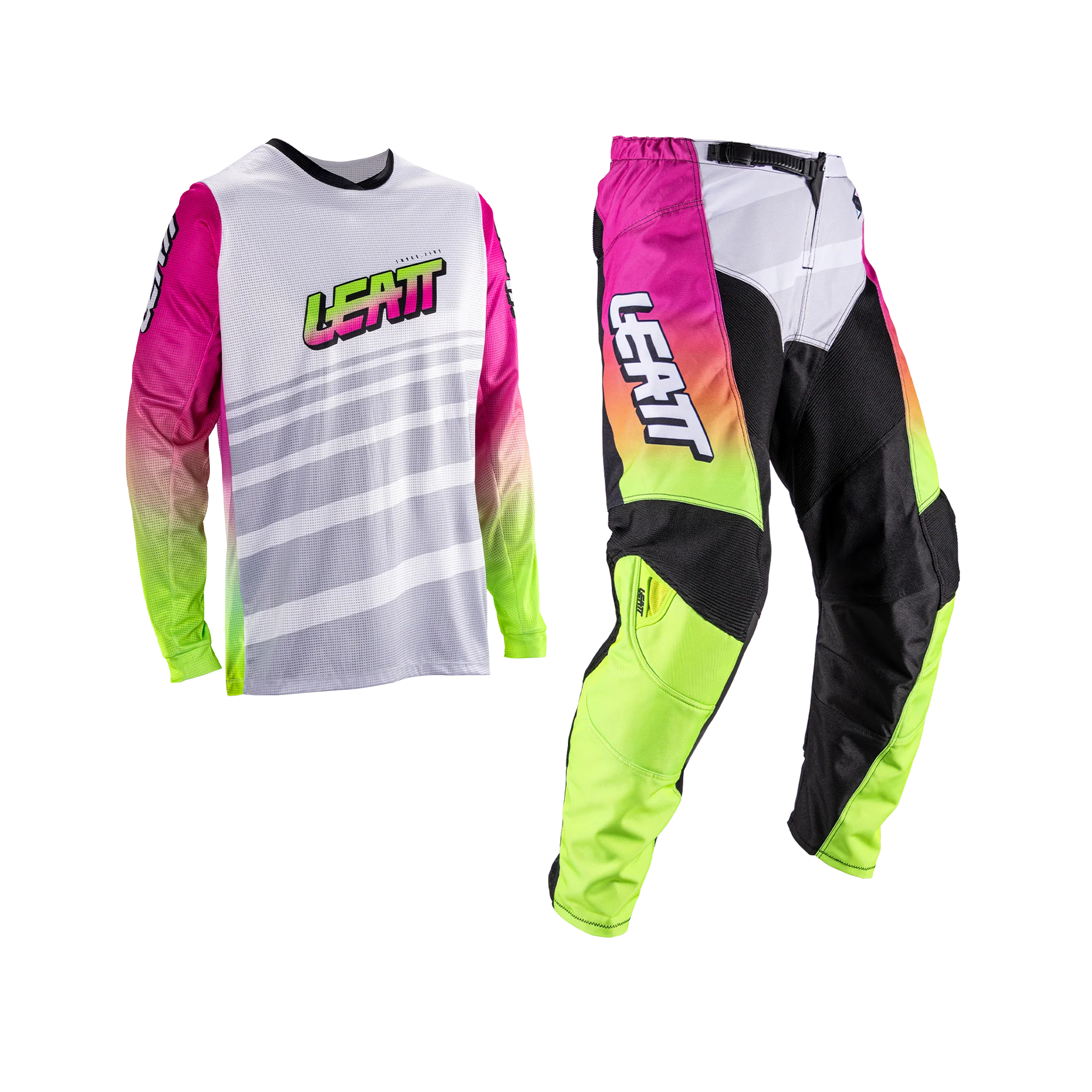 Leatt 3.5 Pembe Motosiklet Jersey Pantolon Takımı