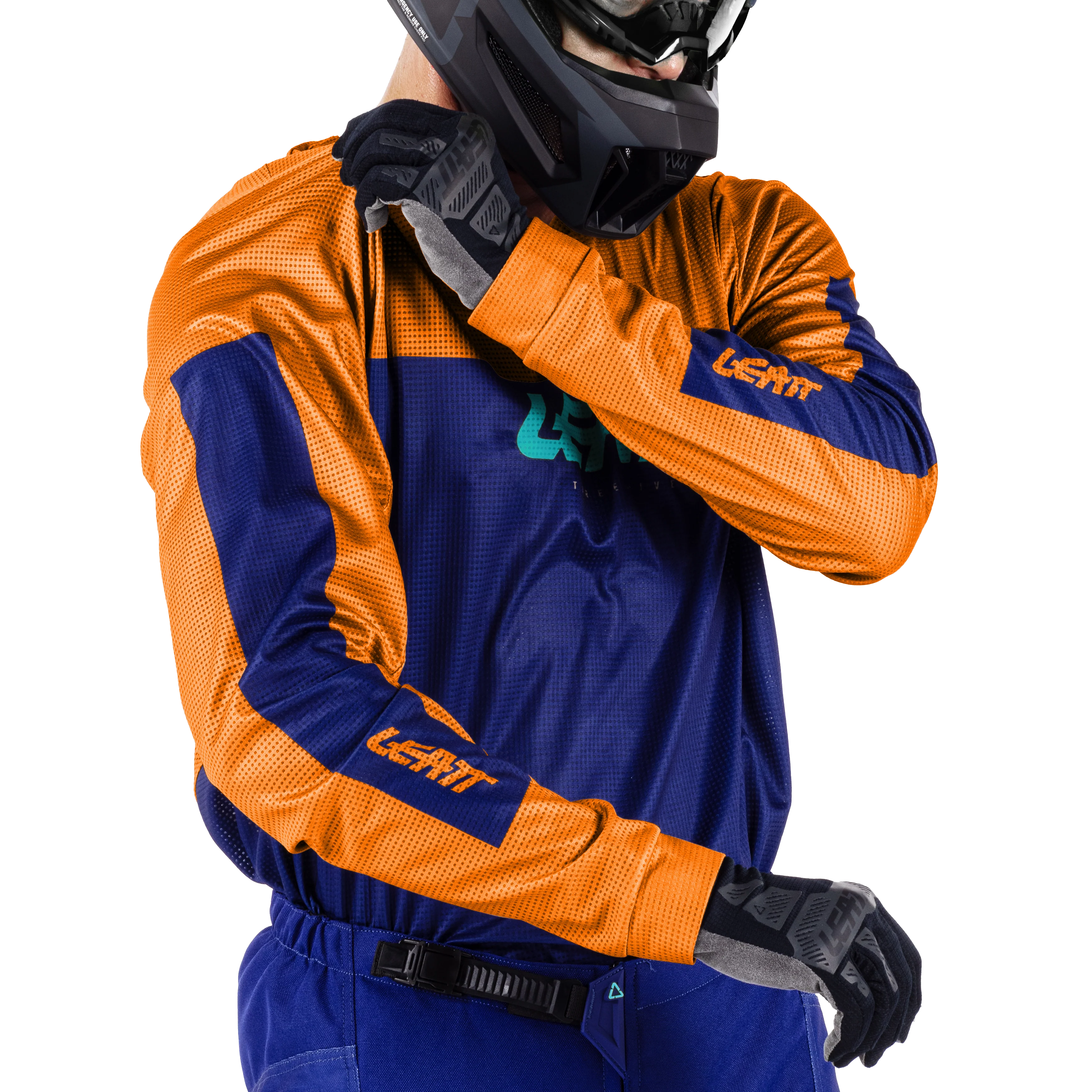 Leatt 3.5 Çocuk Turuncu Motosiklet Jersey Pantolon Takımı