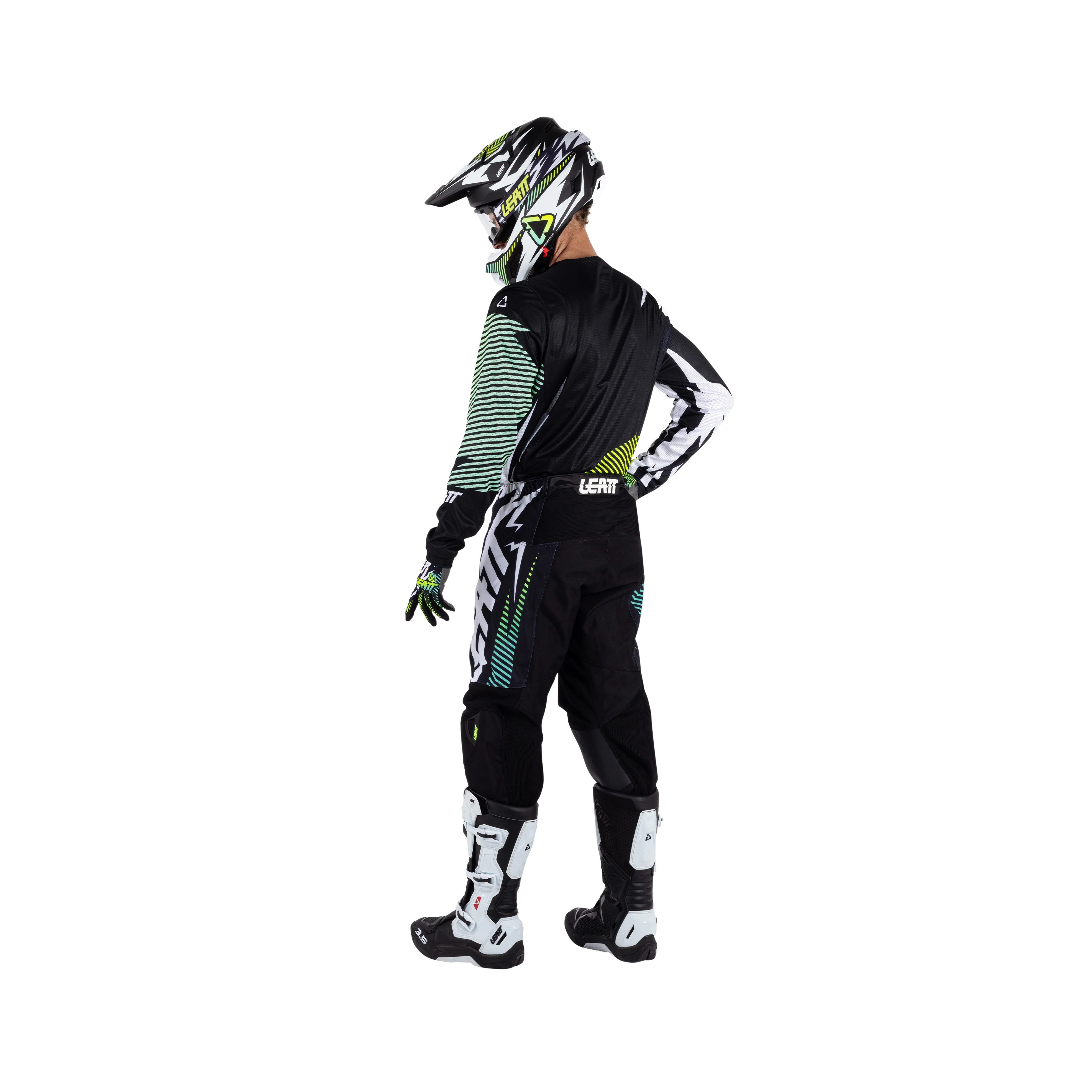 Leatt 3.5 Storm Motosiklet Jersey Pantolon Takımı