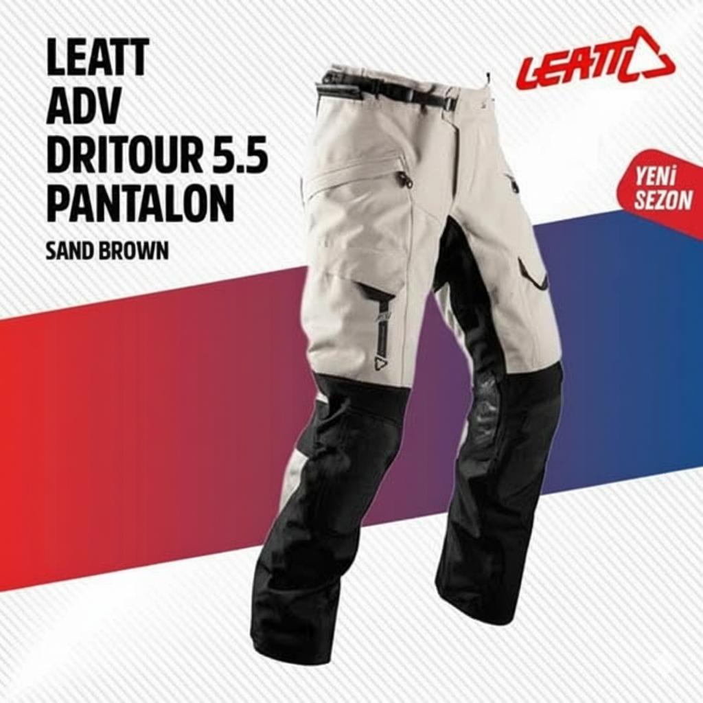 Leatt Adv Dri-Tour 5.5 Gri Motosiklet Pantolonu