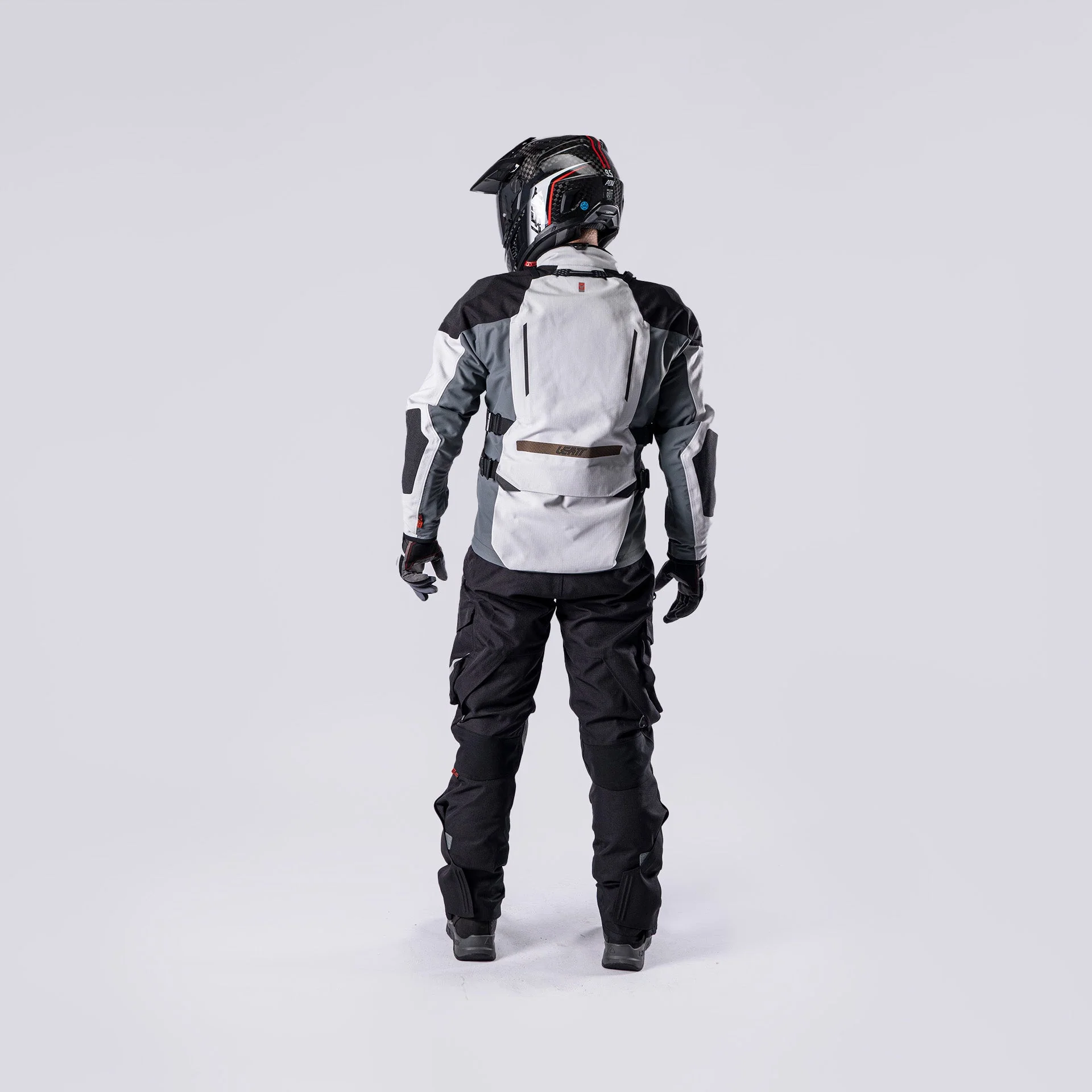 Leatt ADV Dri-Tour 5.5 Gri Motosiklet Montu ve Pantolonu
