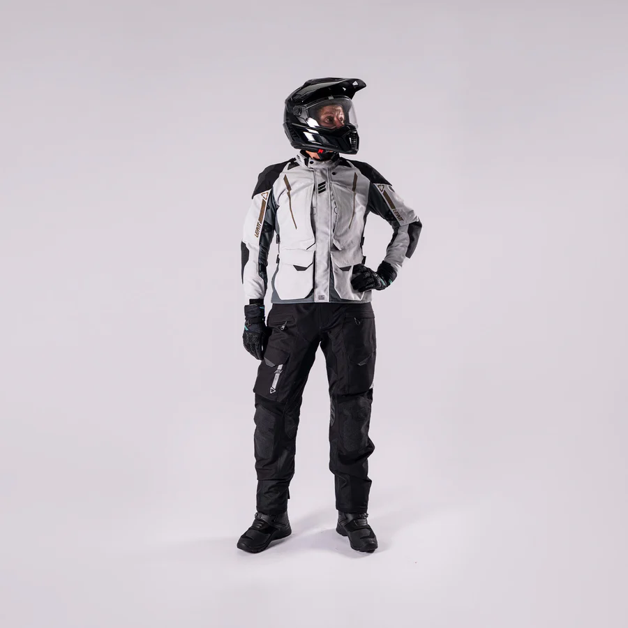  Leatt Adv Dri-Tour 5.5 Kadın Gri Motosiklet Montu ve Pantolonu