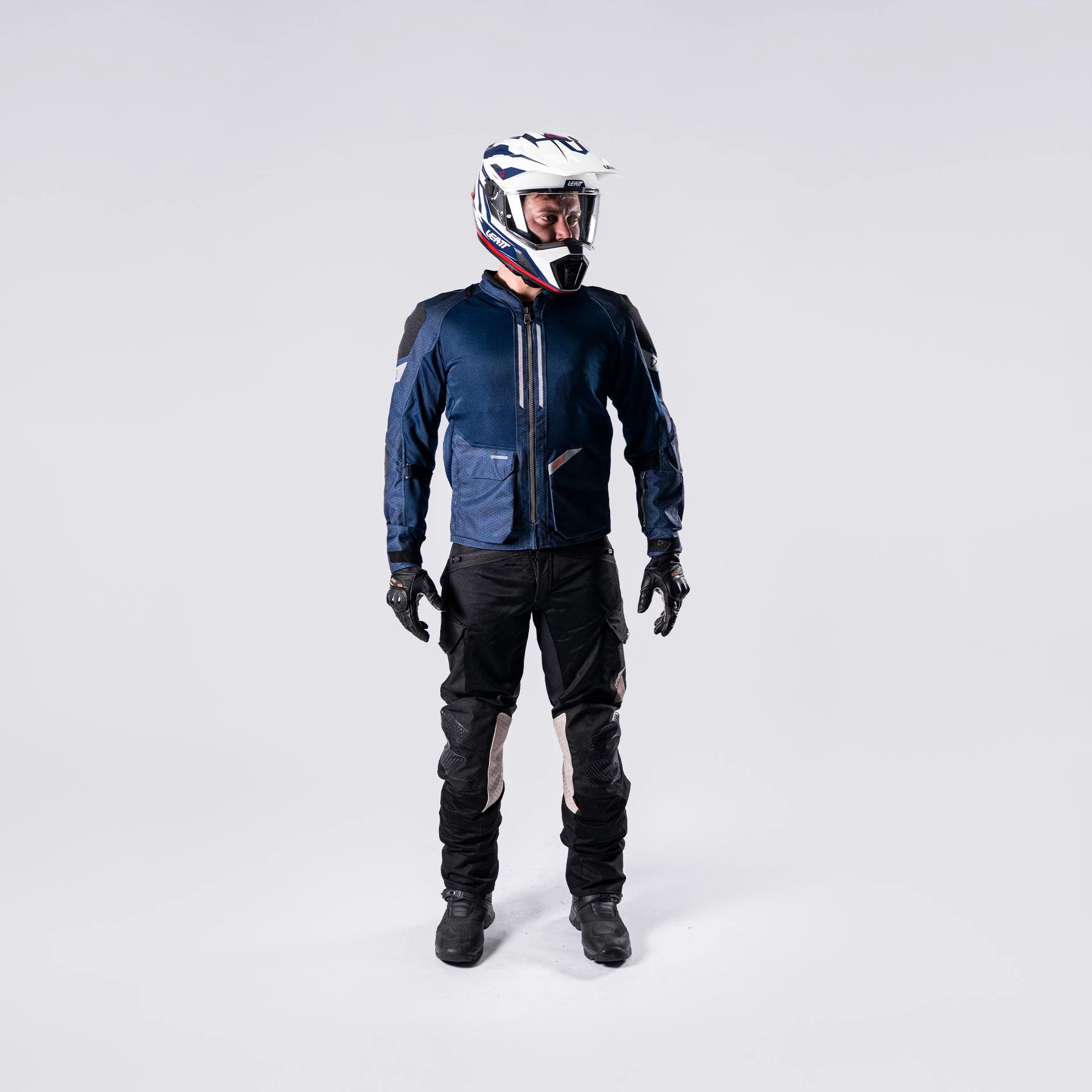 Leatt Adv Flow-Tour 4.5 Mavi Motosiklet Montu