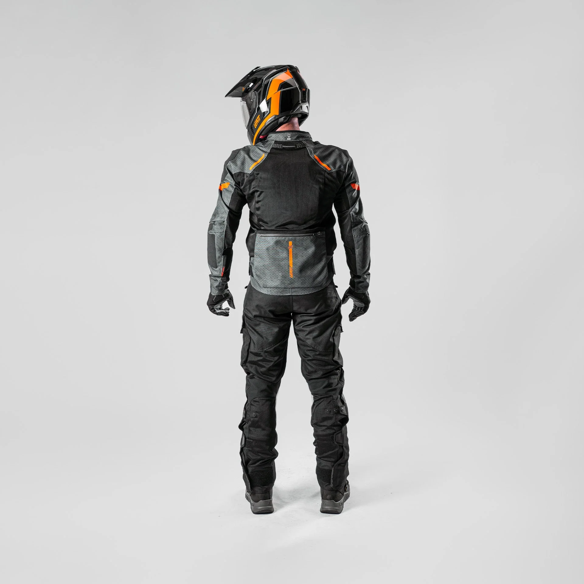 Leatt Adv Flow-Tour 4.5 Gri Motosiklet Montu