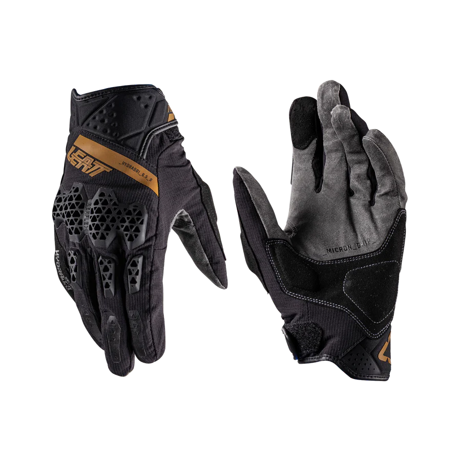 Leatt Adv Hydra-Dri 6.5 Kısa Siyah Motosiklet Eldiveni