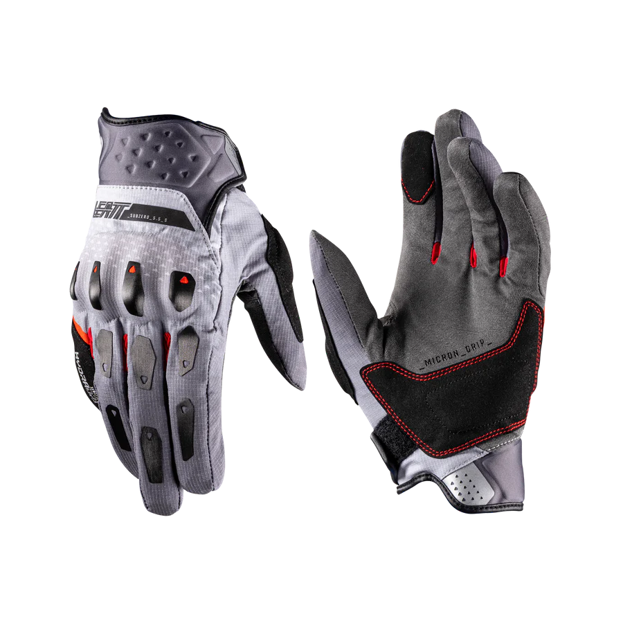 Leatt Adv Subzero 5.5 Kısa Gri Motosiklet Eldiveni