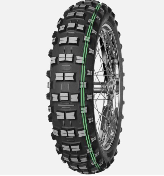 Mitas Terra Force-EF Lastik Takımı – 90/90-21 + 140/80-18  2 Yeşil Çizgi – Super Soft 