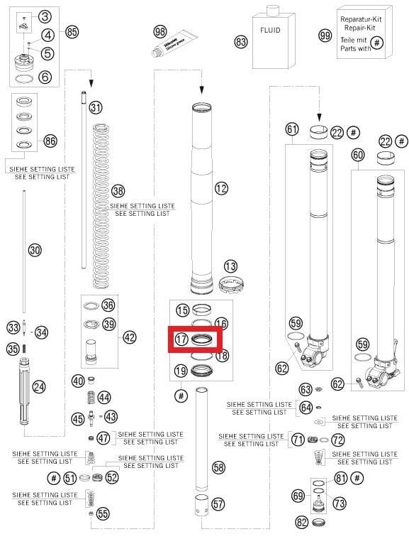 OIL SEAL RING D48 SKF KTM ORJ YP