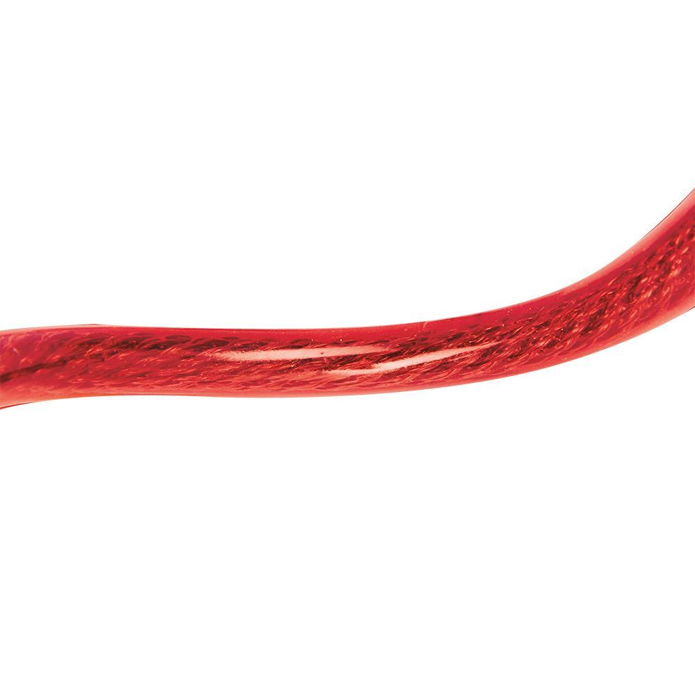 Oxford Bumper Kablo Kilit Kırmızı 6Mm X 600Mm