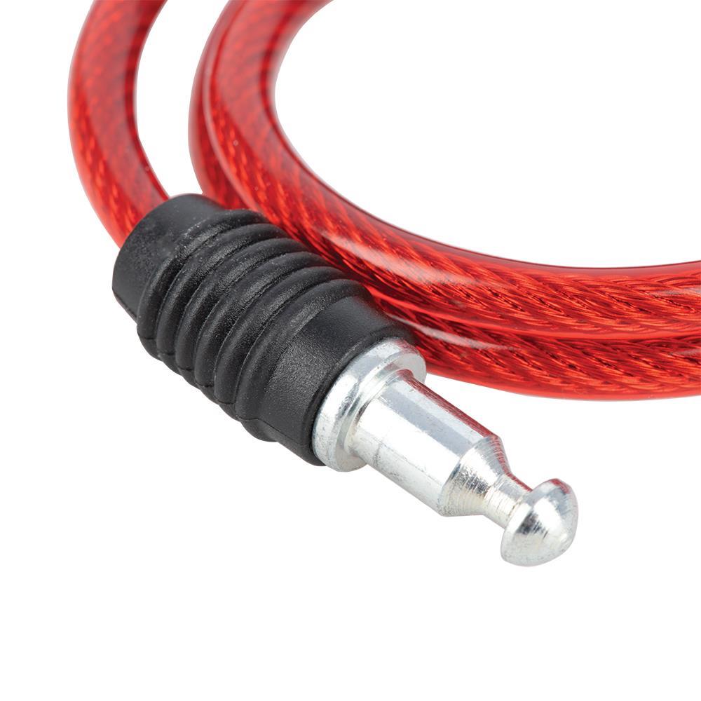 Oxford Bumper Kablo Kilit Kırmızı 6Mm X 600Mm