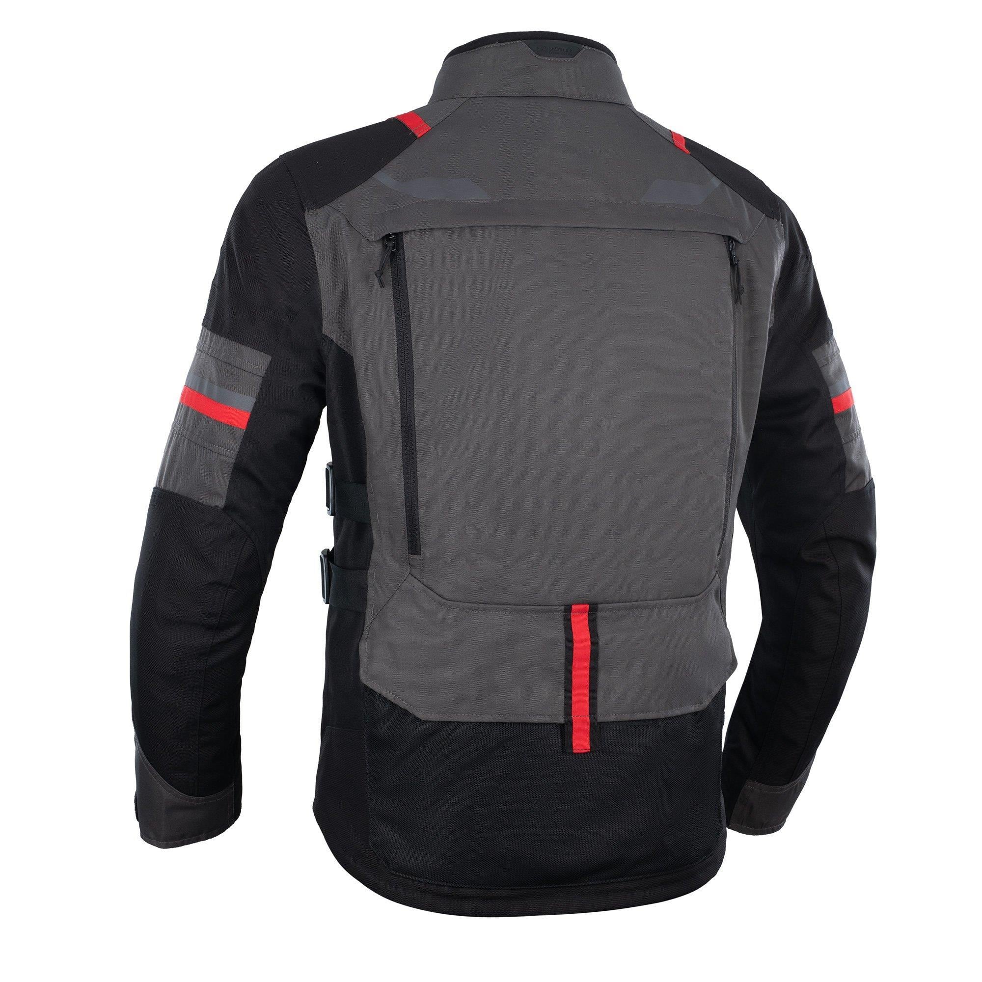 Oxford Rockland Waterproof Mont Gri Kırmızı