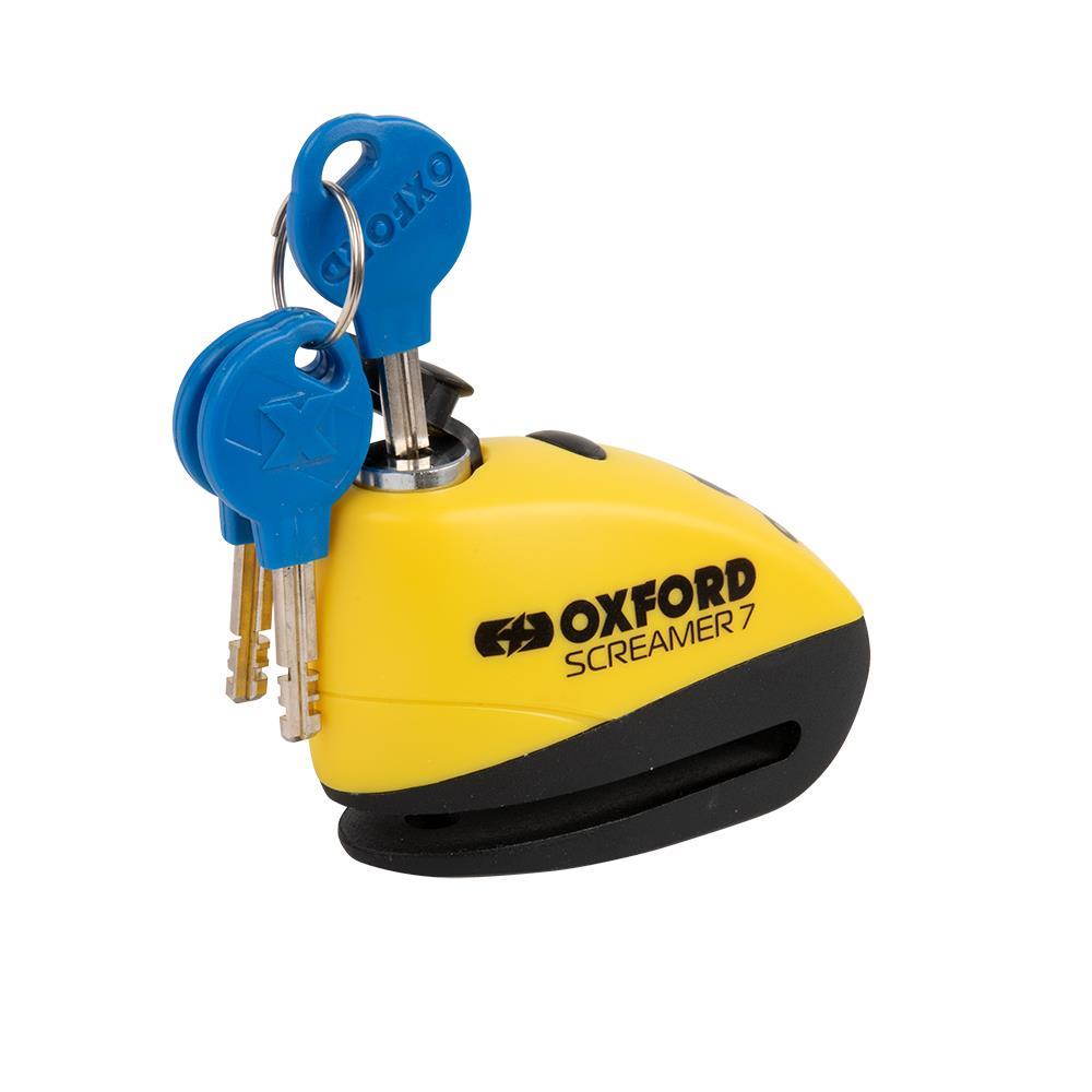 Oxford Screamer7 Alarmlı Disk Kilidi Siyah