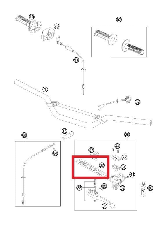 REP SATZ KOLBEN 9MM RAC 04 KTM ORJ YP A4