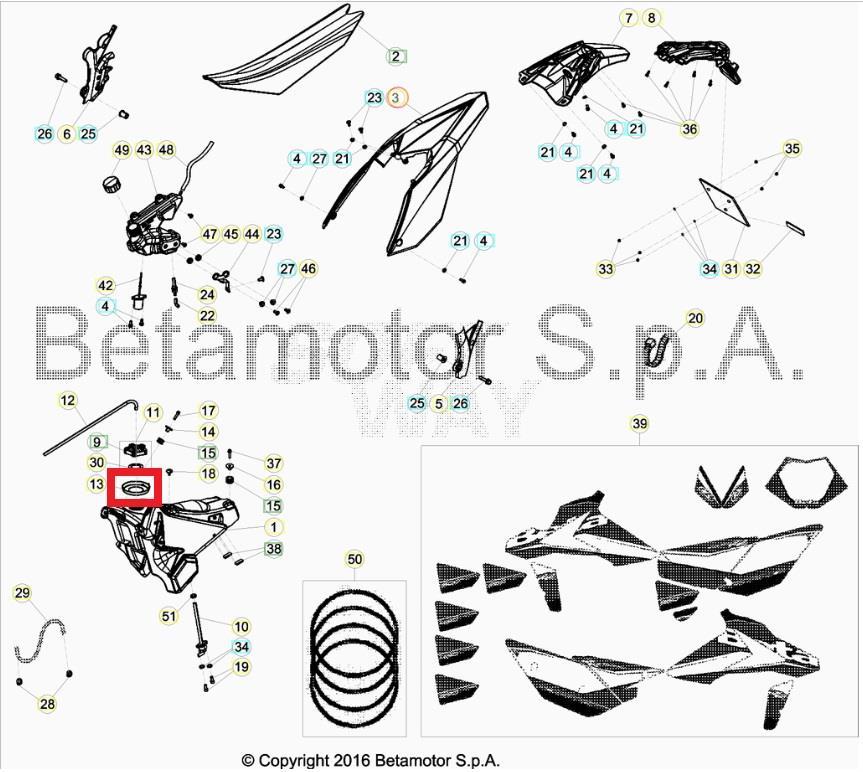 RING BETA ORJ YP B3