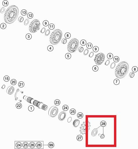 SCREW 10,9 KTM ORJ YP A9