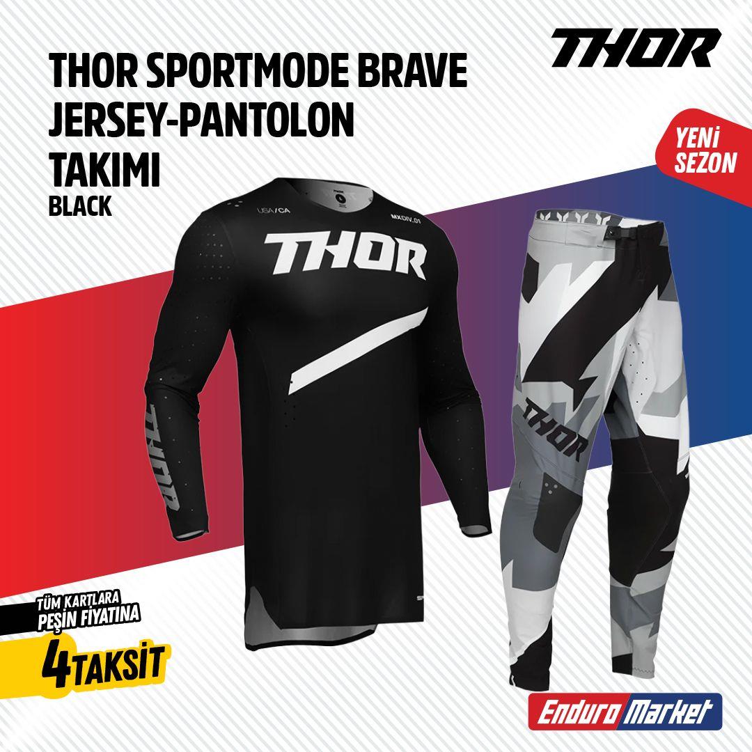 THOR GRİ SİYAH JERSEY PANTLON TAKIMI