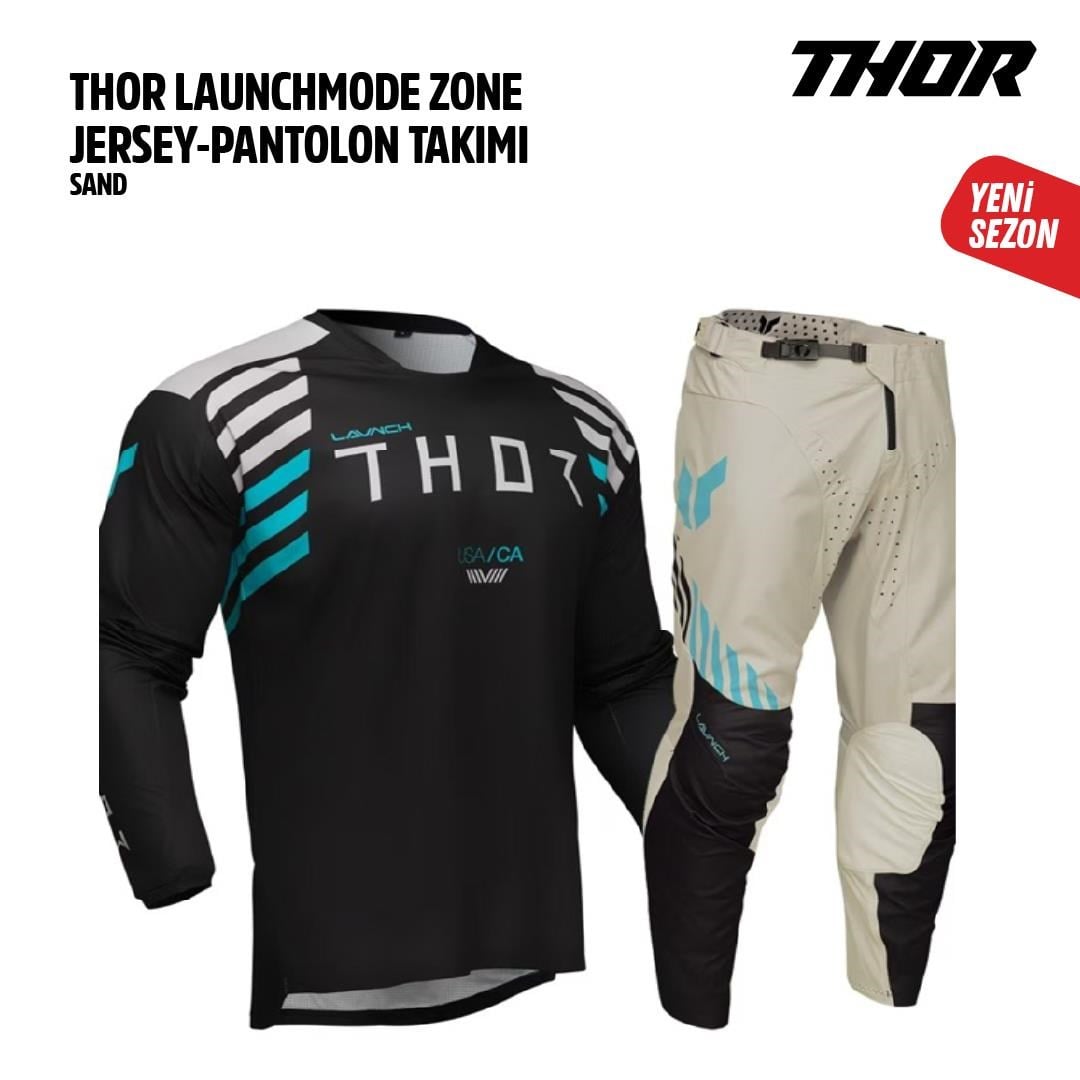 Thor Gri Siyah Jersey Pantolon Takımı