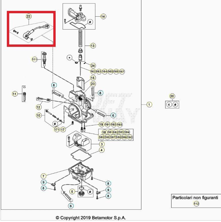 THROTTLE POSITION SENSOR BETA ORJ YP B4