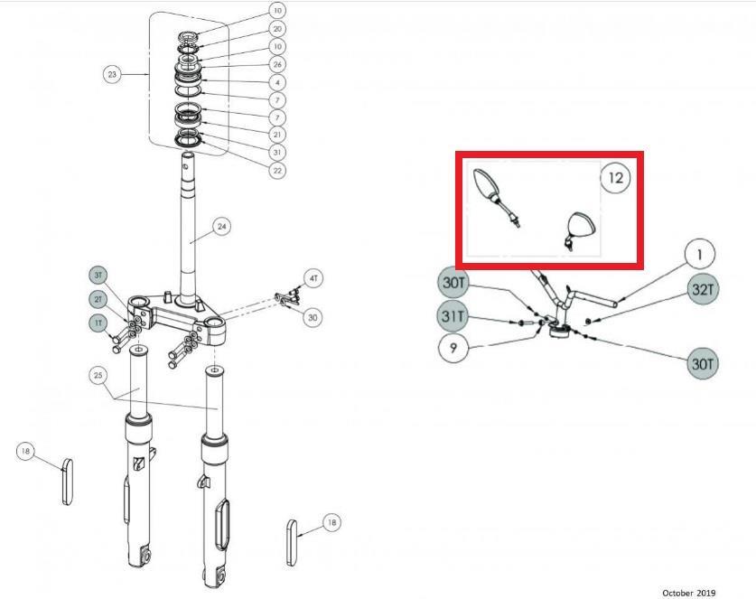 TORROT MUVI AYNA SETİ