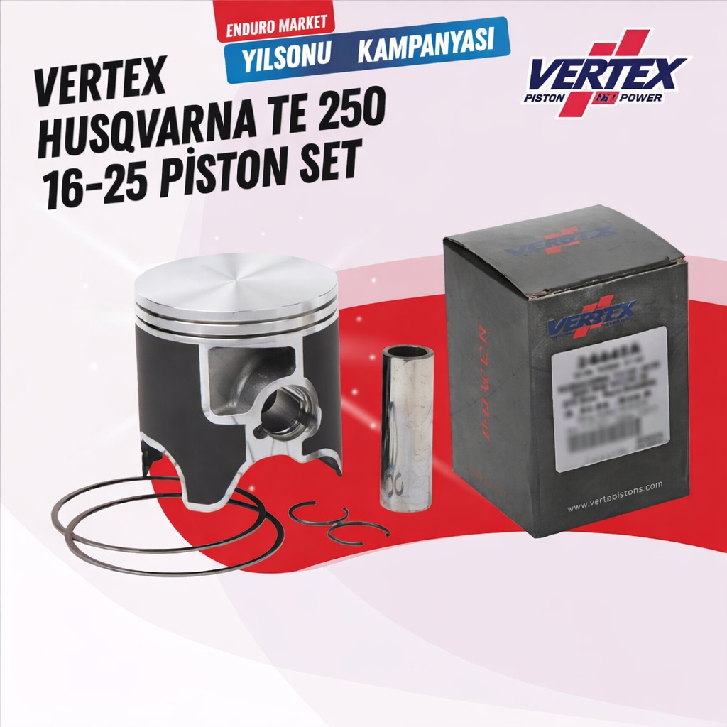 VERTEX HUSQVARNA TE 250 16-25 C PİSTON D.66.36