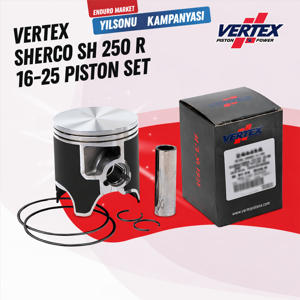 Vertex Sherco Se 250 R 17-25 C Piston D.66.37