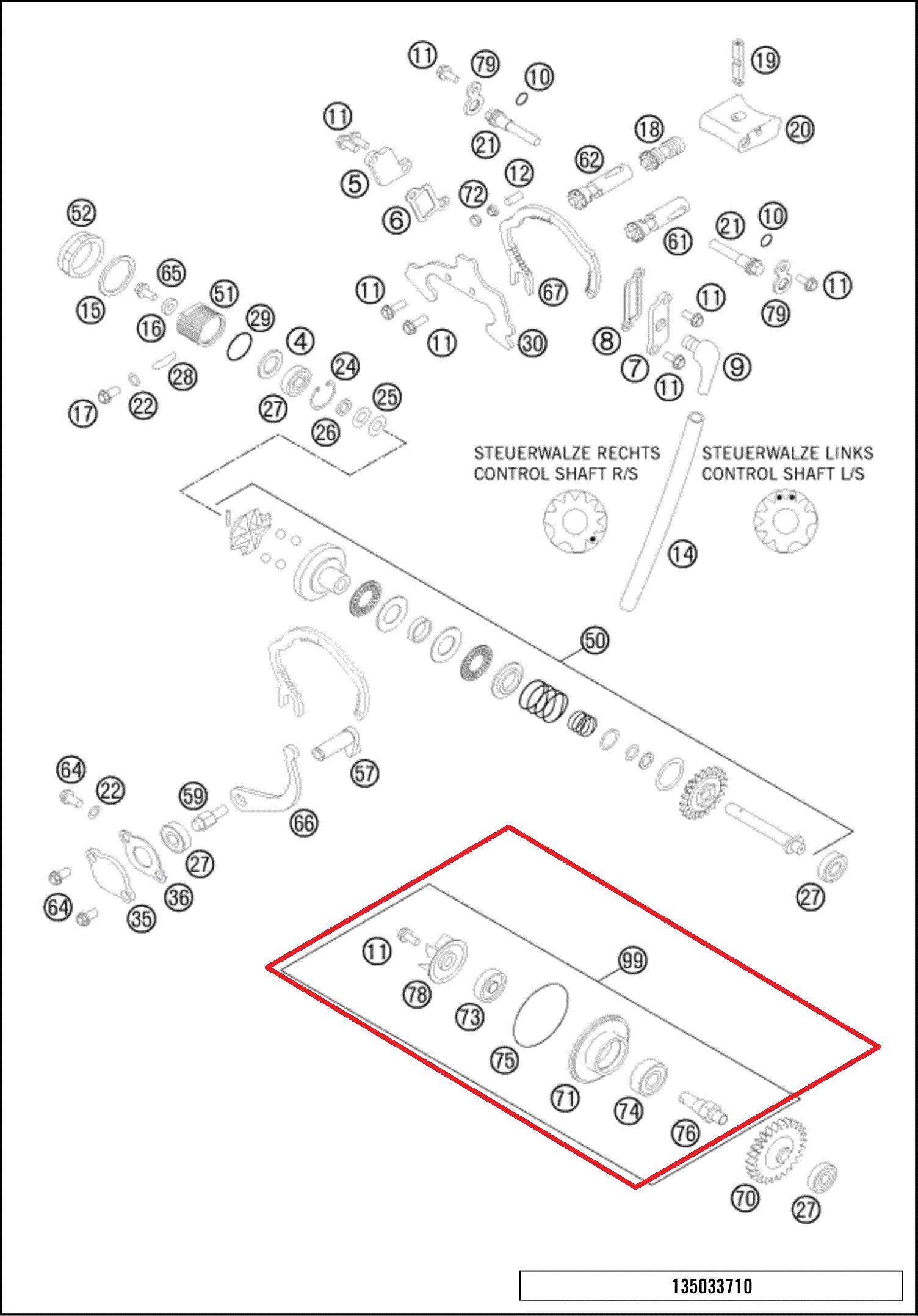 WATER PUMP REP. KIT KTM ORJ YP A1