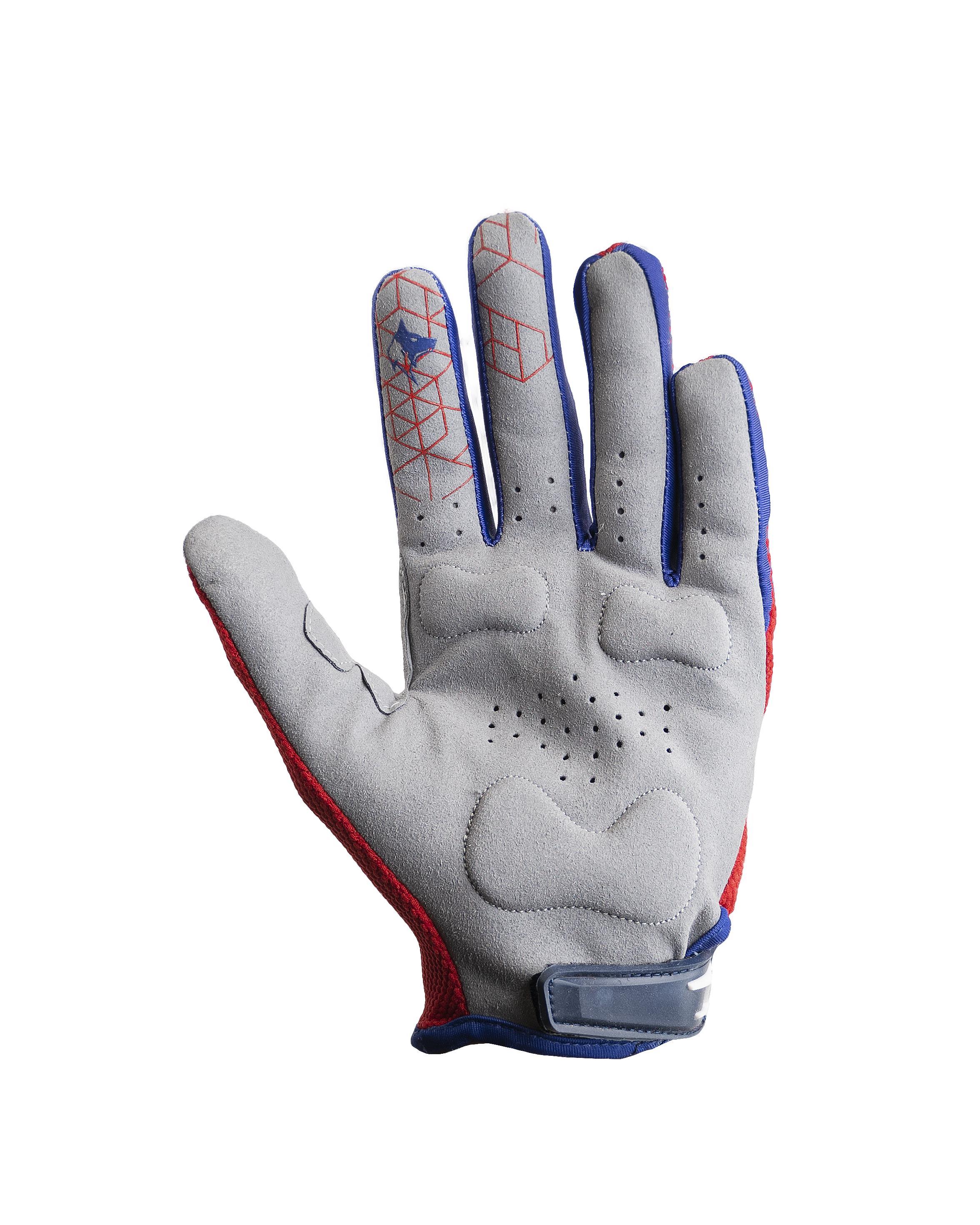 Wlf Racıng Mx Eldiven Kırmızı Mavi