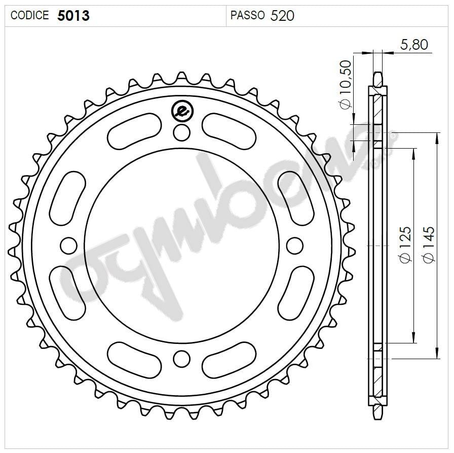 YAMAHA 400 OGNIBENE ARKA DİŞLİ 46T