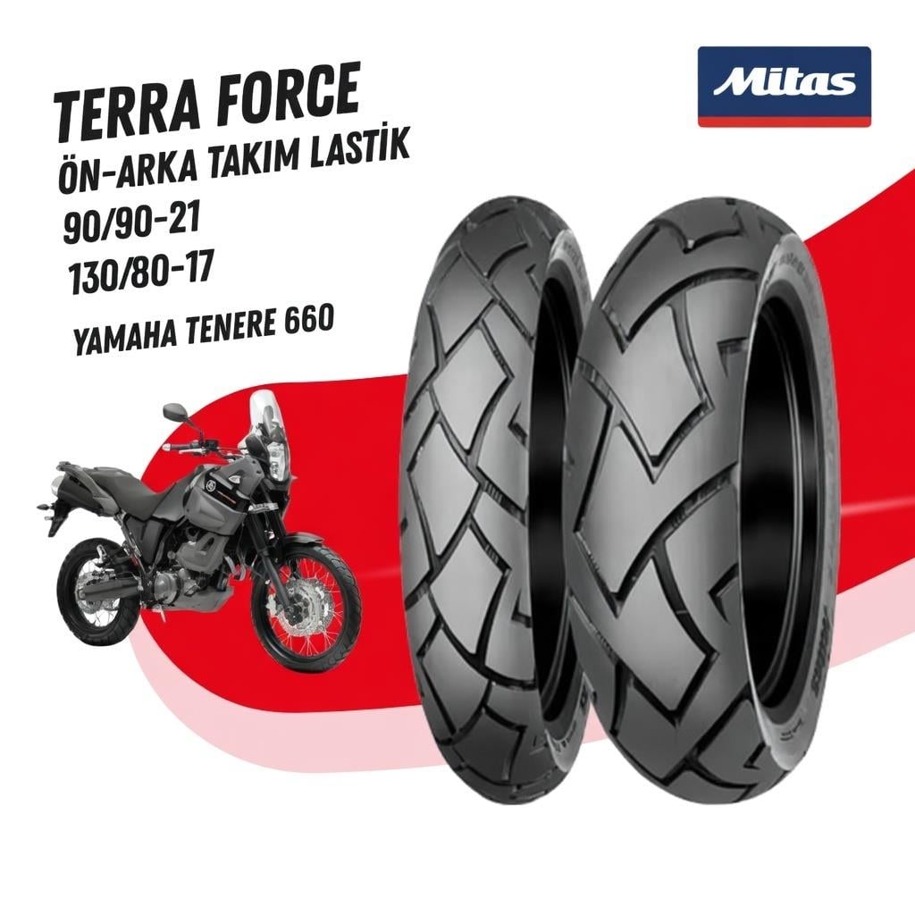 Yamaha Tenere 660 Mitas 90/90-21 - 130/80-17 Terra Force Ön - Arka Takım Lastik