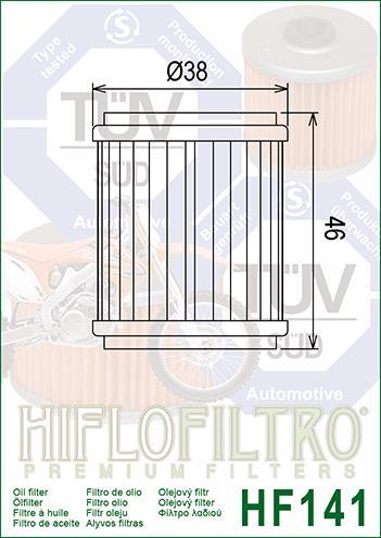 YAMAHA WR125 09-16  R125 08-12 HIFLO YAĞ FİLTRESİ