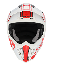 Acerbis Airstrike-C Kask Beyaz Kırmızı