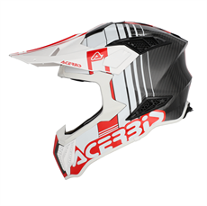 Acerbis Airstrike-C Kask Beyaz Kırmızı