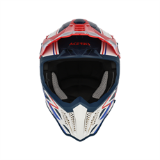 Acerbis Airstrike-X Kask Beyaz Kırmızı