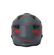 Acerbis Jet Arıa 22-06 Kask Gri Kırmızı